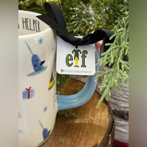 ✨ Brand NEW w/Tags Rae Dunn elf Collection SANTA’S HELPER Mug ✨ - Picture 6 of 12